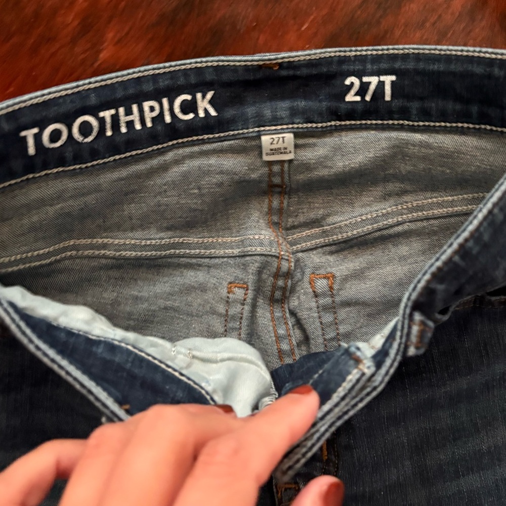 J. Crew toothpick Jean - Picture 5 of 8
